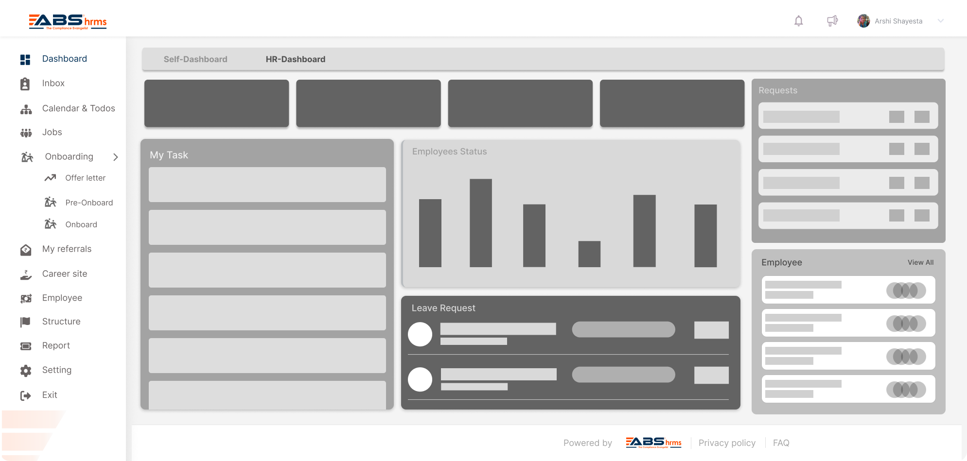 Wireframes deisgn